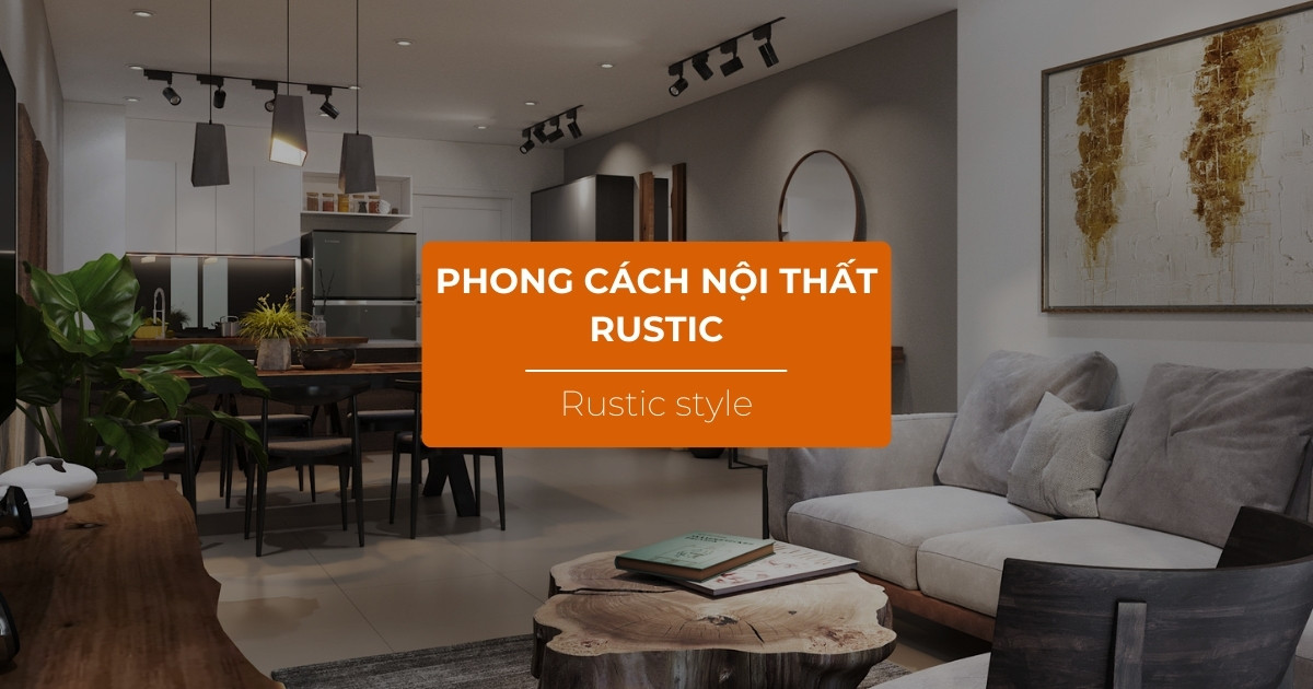Phong cách thiết kế nội thất Rustic là gì
