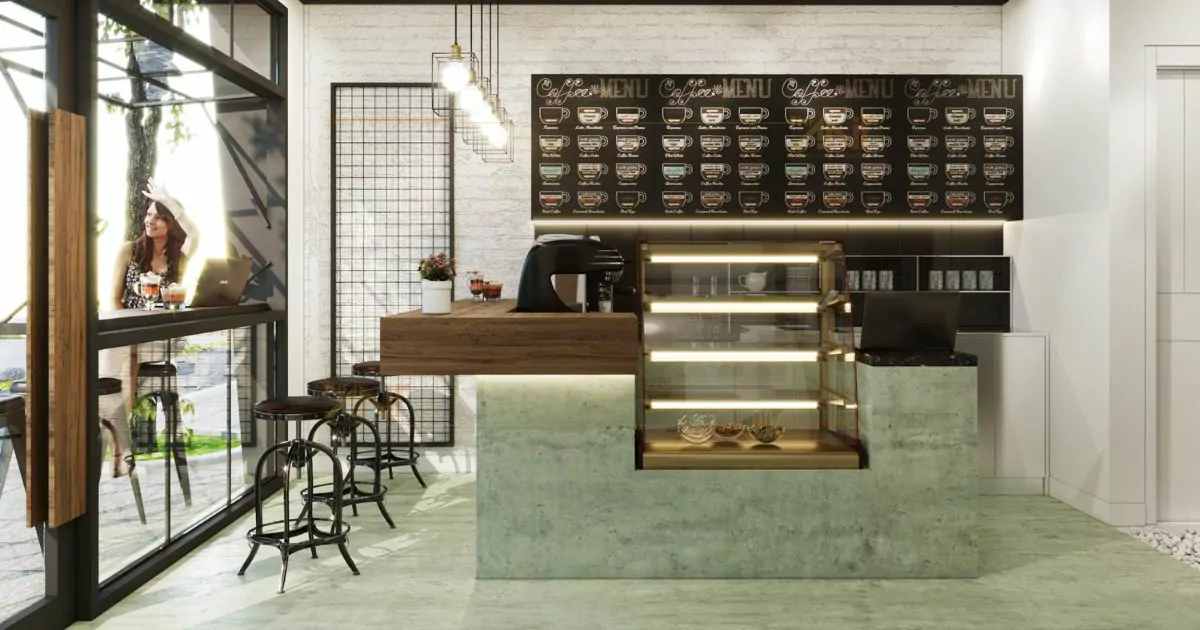 The Ant thiết kế nội thất, thi công Urban fresh coffee