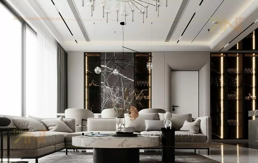 The Ant thi công nội thất căn hộ Empire city quận 2