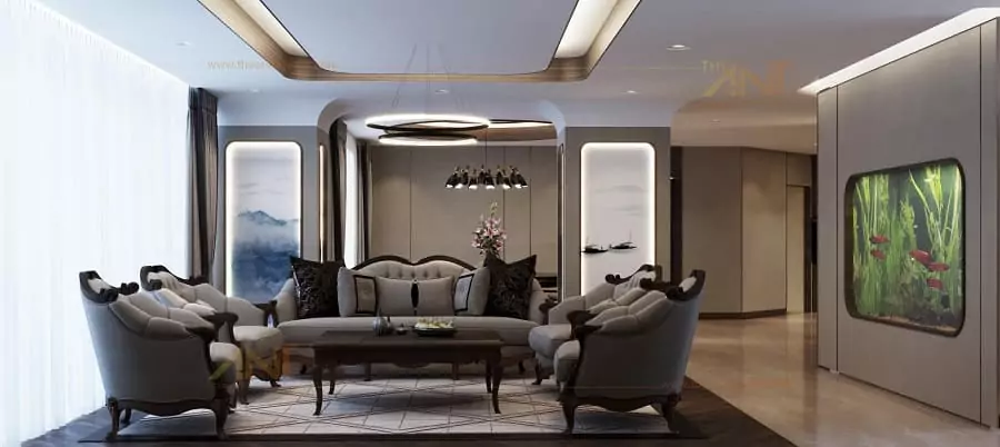The Ant thiết kế, thi công penthouse Imperia An Phú