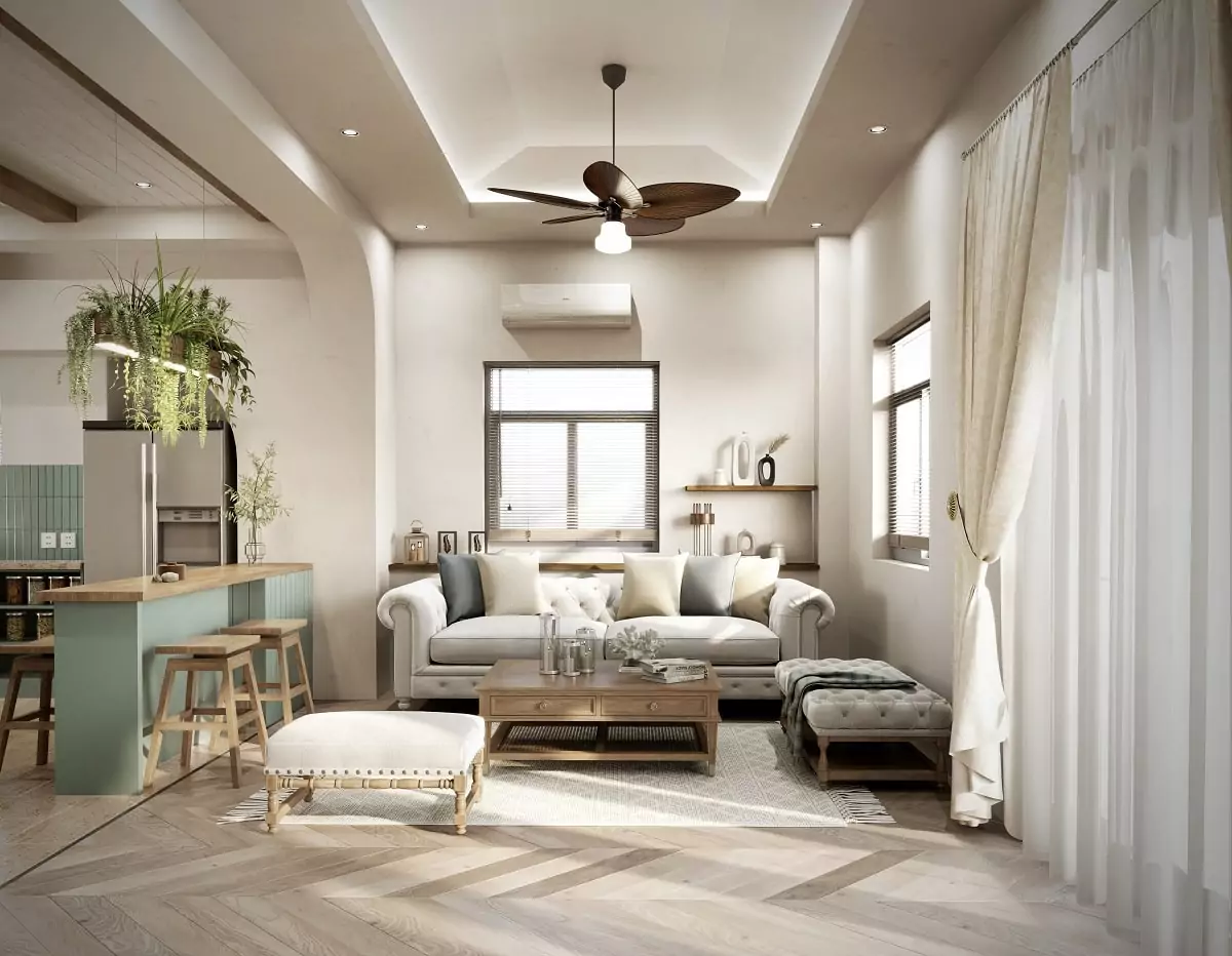 Thiết kế nội thất biệt thự novaworld Phan Thiết